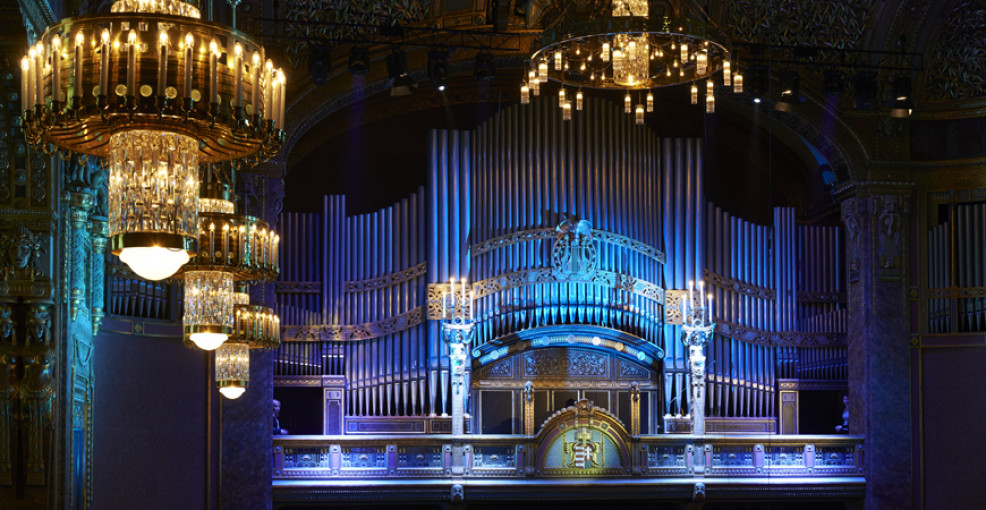 The renovated organ of the Liszt Academy